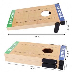Juego de Mesa Familiar 2 en 1: Juego de Lanzamiento de Sacos de Arena de Madera para Escritorio - Product Image 4