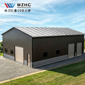 Prefabricated Relocatable Steel Structure Workshop Supplier Custom Modular Dismantlable Industrial Factory Depot - Product Image 1