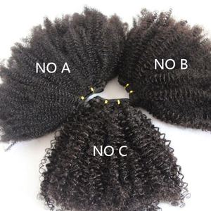 Chất Lượng Hàng Đầu Mông Cổ Kinky Xoăn Con Người Remy Tóc Giả - Product Image 5