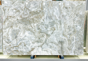 Losa de mármol pulida de avalancha de Brasil, cuarcita blanca, Ibere Calacata, avalancha para decoración de interiores - Product Image 2