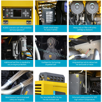 Compresseurs d'air à vis portables diesel Atlas Copco, état neuf, originaux, XAHS450, 2026, 12 bar, 441 CFM, pour utilisation en centrale électrique