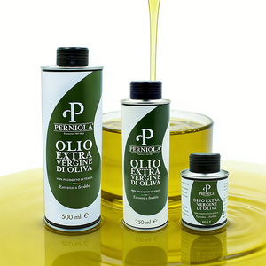 Barattoli Vuoti in Metallo per Alimenti da 100ml, 250ml, 500ml con Tappo a Vite e Spazzola per <span class=keywords><strong>Olio</strong></span> d'Oliva, Chili e Noci - Product Image 1