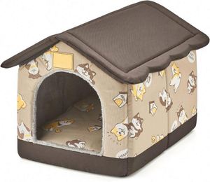Free Sample Cozy Pet <b>Bed</b> House, Indoor/Outdoor Pet House, S Size for Cat and Small Dog, Warm Cave Sleeping <b>Nest</b> <b>Bed</b> for Cats - Product Image 1