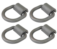 Anneaux en D et clips polyvalents en acier forgé au carbone 3/4 pour la fixation de charges complexes