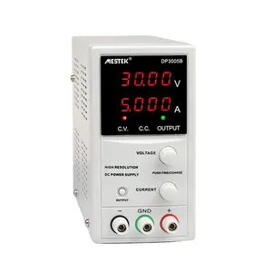 Mestek DP3005B 30V 5A High Power Supply DC Regulated Power Source Four Digital Adjustable Lab Bench LED Driver Power Supply