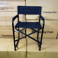 Chaise de camping pliante portable en fer pour extérieur, idéale pour la chasse, la randonnée, la pêche et la plage – En stock