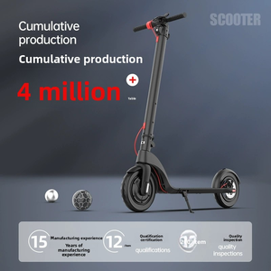 Electric Scooter 10 11 Inch Dual Suspension 500W 800W Motor Urban Commuter with LED <b>Lighting</b> Foldable for Smart 20km Range - Product Image 3