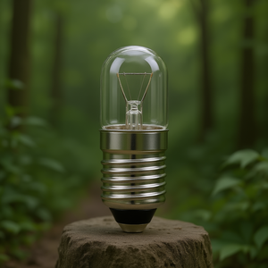 Lampadina a incandescenza 1.2W 12V attacco E10 in vetro trasparente mini - Product Image 3