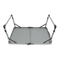 Table de pique-nique pliante en aluminium légère hauteur réglable Design moderne Mini Camping randonnée mobilier d'extérieur pour voyage