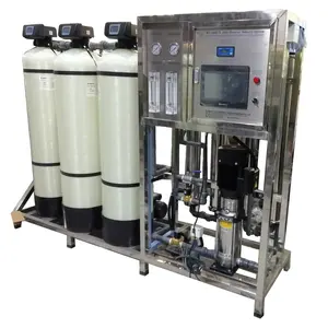 1T/H RO FRP pressure vessel safety water filter purified water drinker RO plant