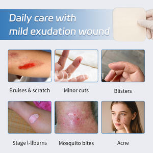 ผ้าพันแผลไฮโดรคอลลอยด์สำหรับแผลไหม้แผลพุพองรักษาสิว4*4 - Product Image 5