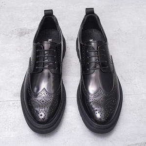 Chaussures Oxford habillées pour hommes en cuir véritable, à bout pointu, imperméables et respirantes, idéales pour le bureau et la carrière – Nouvelle collection très prisée - Product Image 4