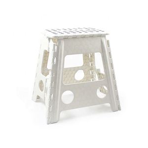 Stool Plastic Hot Sale Factory Price White Collapsible Stool 15 Inches Height Plastic Folding Step Stool