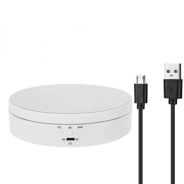 Product Turntable Stand for Product Photography Display, Jewelry, Watch, 3D Models, Cake and Collectibles