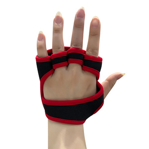 2026 Custom Logo Workout Gloves <b>Half</b> Finger Cycling Gym Gloves for Men and Women Fitness Weight Lifting Pink Color - Product Image 2