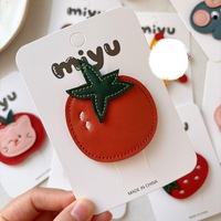 Épingle à cheveux pour bébé et enfant, faite à la main, motif lapin fraise en cristal, style dessin animé mignon, pour filles, style japonais et coréen, Qiaotou Haoxin Hair