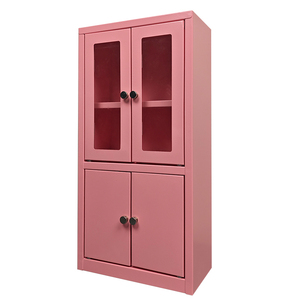 Mini porta magnetica a due battenti armadietto in metallo rosa per la casa decorazione da tavolo pieghevole per soggiorno <span class=keywords><strong>mobili</strong></span> regali per le feste dei bambini - Product Image 3