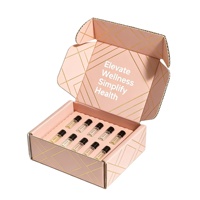 Boîtes en carton personnalisées pour bijoux, colliers, emballages cadeaux de luxe, boîte à tiroir avec mousse noire