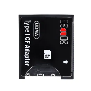 Tishric SD để CF Loại I Adapter hỗ trợ SD SDHC SDXC MMC thẻ để tiêu chuẩn nhỏ gọn flash loại I Card Reader chuyển đổi