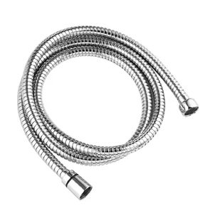 Moderner 1,5 m flexibler Hand brause kopf aus Chrom-Edelstahl mit G1/2 Universal-Messingverbinder-Sanitär schläuchen - Product Image 5