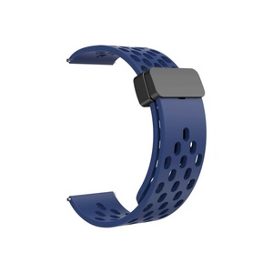 Correa de Silicona Amarilla Transpirable de 20mm 22mm para Relojes Inteligentes Huami GTS 4/2 Mini GTS <span class=keywords><strong>3</strong></span> 2e <span class=keywords><strong>Bip</strong></span> <span class=keywords><strong>3</strong></span>/<span class=keywords><strong>Bip</strong></span> U <span class=keywords><strong>Pro</strong></span> BIP5/GTR 4/<span class=keywords><strong>3</strong></span> <span class=keywords><strong>Pro</strong></span> - Product Image 1