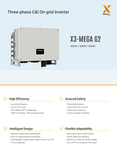Onduleur solaire hybride String Inverter <span class=keywords><strong>SolaX</strong></span> X3-MEGA G2 Smart O&M, installation facile, haute efficacité, jusqu'à 4000 m d'altitude - Product Image 4