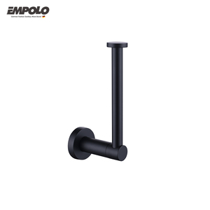 Recién llegado, toallero <span class=keywords><strong>de</strong></span> papel <span class=keywords><strong>de</strong></span> <span class=keywords><strong>pie</strong></span> <span class=keywords><strong>de</strong></span> Metal negro para inodoro, estante <span class=keywords><strong>de</strong></span> papel montado en la pared - Product Image 1