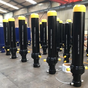 Telescopico Multi fase Dump camion della spazzatura carrello elevatore cilindro idraulico con pompa e cuscinetto per la piattaforma di lavoro aereo 80Ton rimorchio - Product Image 3