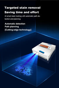 Robot de nettoyage de fenêtres électrique intelligent pour maison connectée, entièrement automatique, avec pulvérisation d'eau atomisée ultrasonique double face, 3+ modes, contrôle par application - Product Image 6
