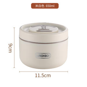 Großhandel OEM Edelstahl Thermoskanne Lebensmittel glas Auslaufs ichere Schule und Reise Bento Lunch Box für Schule und Küche Lagerung - Product Image 5