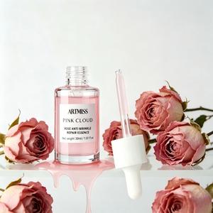 Esencia Facial Líquida de Rosas de Marca Privada, Suero Facial de Rosas con Extracto Natural de Plantas, Esencia Hidratante para el Cuidado de la Piel para Uso Facial Diario - Product Image 3