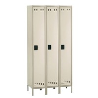 Armario Metálico de Almacenamiento, Archivador Alto con Cerradura, Armarios de Almacenamiento con Puertas para Empleados
