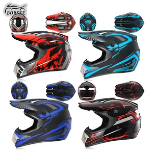 Wholesale Design Pattern Custom Dirt Bike Racing Helmet ABS Off-road Helmet DOT Certified Motorcycle Fox Helmet Motocross