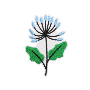 かわいい小さな草蜂刺繍入りポリエステル糸中国布ステッカー花バッグ服飾装飾刺繍蝶パッチ - Product Image 5