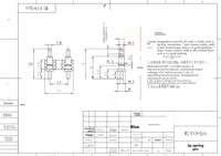 Honsan HS-56 Sonde à ressort personnalisée, broche Pogo miniature or/noir, broche de contact de charge pour PCB