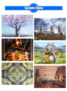 3D dọc UV mực tường/Thủy tinh/Gỗ/Gốm/kim loại nghệ thuật hình ảnh trực tiếp máy in phun họa sĩ phun in ấn máy sơn - Product Image 4