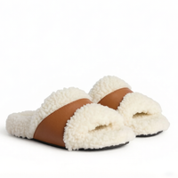 Chaussons en daim style Maillard pour femmes grandes tailles avec boucle décorative, fourrés, chauds, à porter à l'intérieur et à l'extérieur