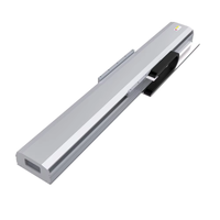 Mesa de máquina de grabado de metal pequeña con guía lineal deslizante de aluminio, husillo de bolas, etapa lineal motorizada, precisión de 2um, certificación CE