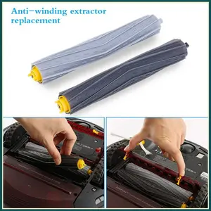 Filtro HEPA de plástico de repuesto y cepillo de rodillo lateral para IRobot para aspiradoras domésticas <span class=keywords><strong>Roomba</strong></span> <span class=keywords><strong>serie</strong></span> <span class=keywords><strong>800</strong></span> y 990 modelo 896 - Product Image 6