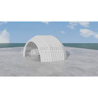 Structure de stockage gonflable imperméable durable de conception innovante, hangar pour hélicoptères et avions, tente d'abri