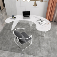 Bureau demi-cercle Simple, Table d'ordinateur créative, de gestion, moderne, bureau