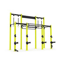 Équipement de gym : Anneaux de gymnastique, Poignées de traction pour fitness, Station de musculation, Power rack, Supports verticaux, Stand de gym