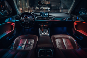 Kit d'éclairage d'ambiance intérieur complet 12V pour Audi A6 A7 C8 2019+ - Améliorez votre éclairage de tableau de bord, console centrale et garnitures de portes - Product Image 2