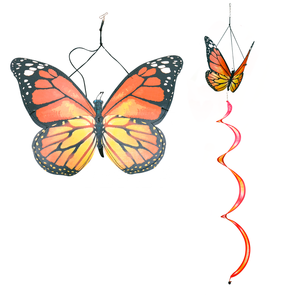 Girandola a forma di farfalla in tessuto <span class=keywords><strong>da</strong></span> 59 pollici |   Girandola Arcobaleno Sospesa per <span class=keywords><strong>Giardino</strong></span> e Campeggio |   Decorazioni <span class=keywords><strong>da</strong></span> <span class=keywords><strong>Giardino</strong></span> Resistenti ai Raggi UV - Product Image 6