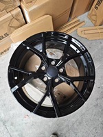 Jantes en alliage coulé ultra légères de 17, 18, 19 et 20 pouces, 5x112, face usinée noire pour VW Golf 8 R GTI Touareg Arteon R