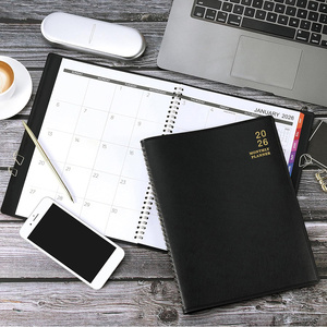 2026 Schedule 365 Days Daily Plan Calendar <b>Notepad</b> Self-Discipline <b>A5</b> Leather Cover Spiral Binding Eco-Friendly Office School - Product Image 3