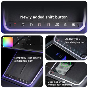 <span class=keywords><strong>Chargeur</strong></span> sans fil avec lumière ambiante LED pour <span class=keywords><strong>Tesla</strong></span> <span class=keywords><strong>Model</strong></span> <span class=keywords><strong>3</strong></span> Highland 24-25 <span class=keywords><strong>Model</strong></span> Y Juniper 25-26 - Product Image 3
