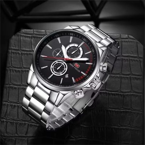 Montre pour homme Drioshipping, étanche, tendance, trois cadrans multifonctions - Product Image 5