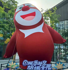 Juguete de peluche suave de <span class=keywords><strong>Bob</strong></span> <span class=keywords><strong>esponja</strong></span>, dibujos animados publicitarios inflables grandes para eventos de cumpleaños para niños, decoración al aire libre - Product Image 4