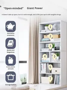 Mobile Contenitore in Legno per Balcone e Davanzale <span class=keywords><strong>con</strong></span> Mensole Integrate, Design Moderno, Facile Montaggio per <span class=keywords><strong>Soggiorno</strong></span> e Camera da Letto, Nuovo Modello 2025 - Product Image 4